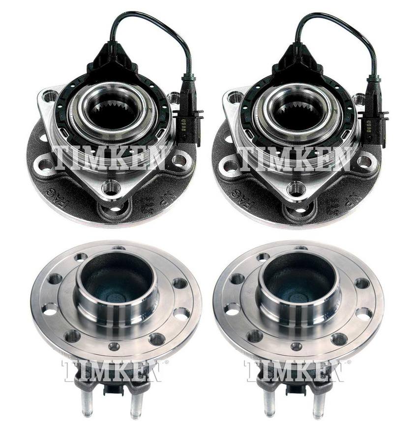 SAAB Wheel Bearing and Hub Assembly Kit - Front and Rear 93170611 - Timken 2875348KIT